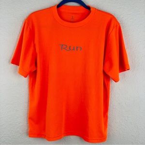 RUSeen Orange Reflective Running T Shirt